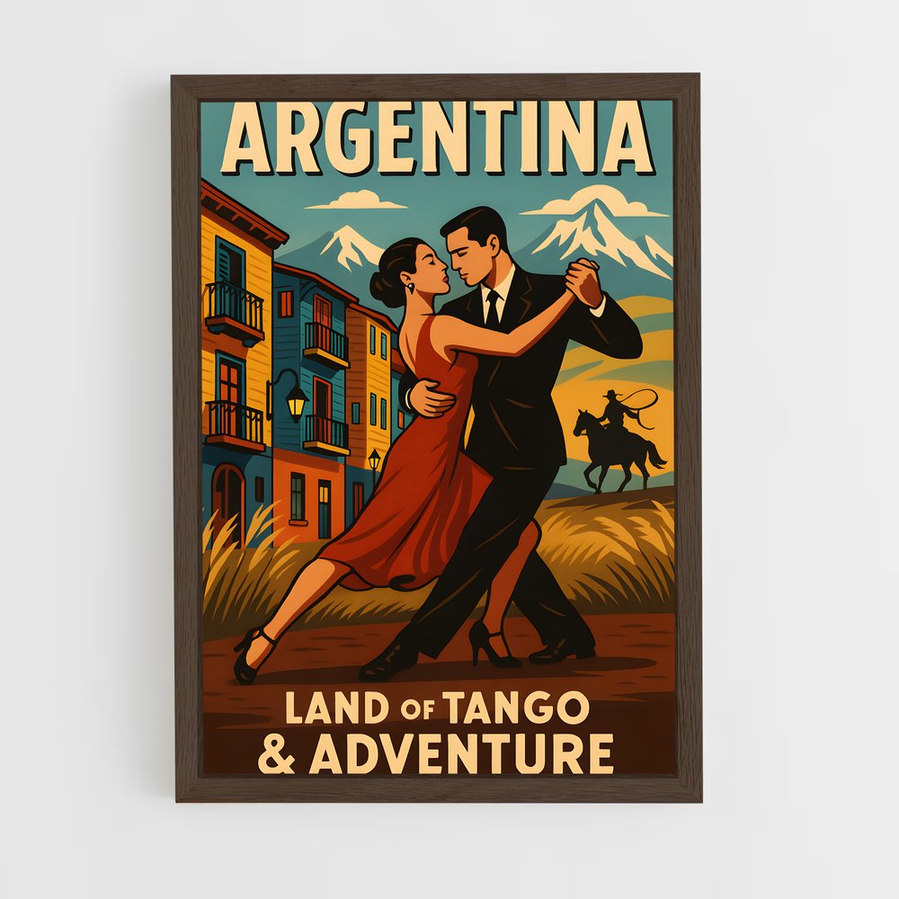 Poster Tango entre Montagnes – affiche Danse (vue 5)